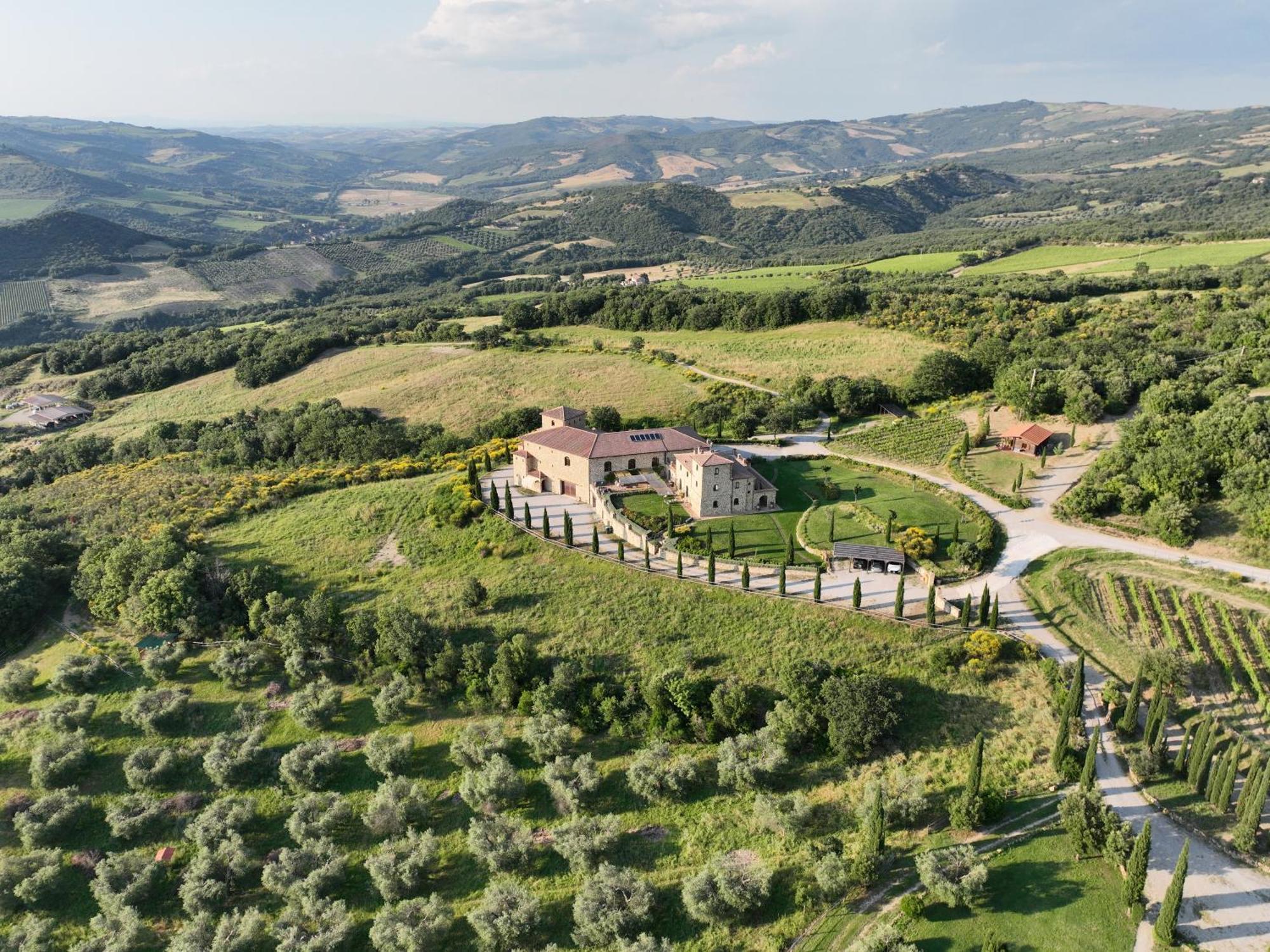 Podere Montale Il Borgo Seggiano Eksteriør billede